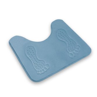 WC PŘEDLOŽKA ,50X50CM,MODRÁ