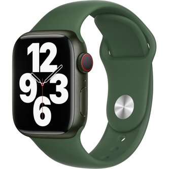 Apple Watch sportovní řemínek 45/44/42mm jetelově zelený