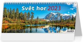 Kalendář stolní 2023 - Svět hor