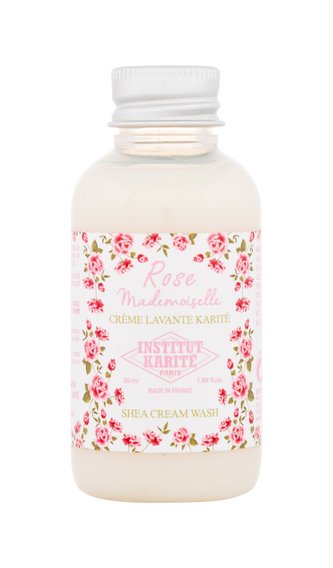 Institut Karité Shea Cream Wash Sprchový krém Rose Mademoiselle 50 ml pro ženy