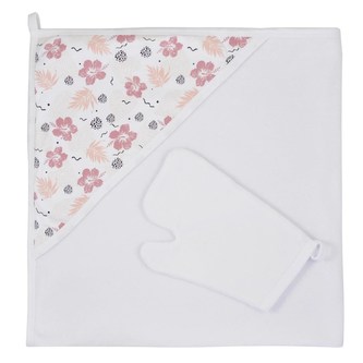 Dětská osuška s žínkou Koala Flowers