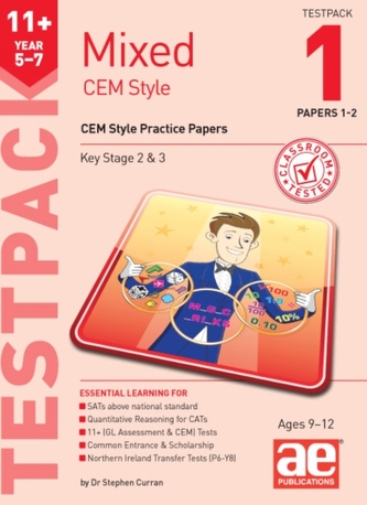 11+ Mixed CEM Style Testpack 1 Papers 1-2 11+ Mixed CEM Style Testpack 1 Papers 1-2