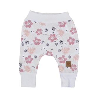 Kojenecké bavlněné polodupačky Koala Flowers - velikost 74 (6-9m)