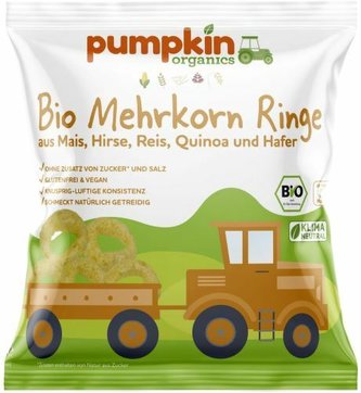 Pumpkin Organics Vícezrnné kroužky BIO 20 g