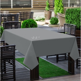 Venkovní ubrus GARDEN šedá, 140x180 cm Mybesthome