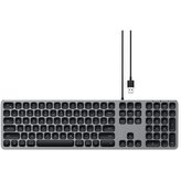 Satechi Aluminum keyboard s číselnou klávesnicí US vesmírně šedá