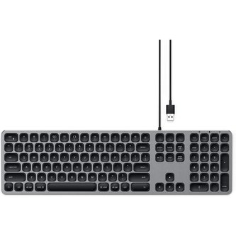 Satechi Aluminum keyboard s číselnou klávesnicí US vesmírně šedá
