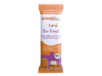 Pumpkin Organics Ovesná tyčinka s mrkví, skořicí a pomerančem BIO 20 g