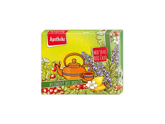 Apotheke Kolekce prémiových čajů Bylinkový hrneček BIO 30 sáčků