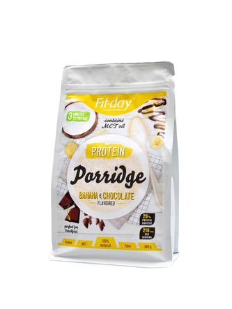 Fit-day - Proteinová kaše s MCT olejem 800g - jablko-skořice