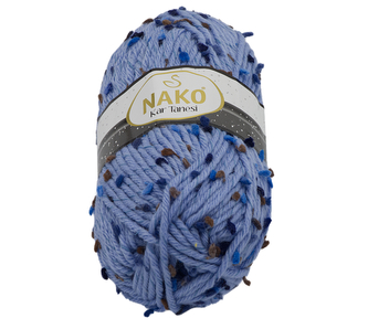 Příze KAR TANESI - modrá s nopky - 100g / 100 m