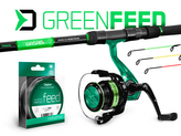 Feederový set Delphin GreenFEED - 330cm/100g + 3T + 0,22mm