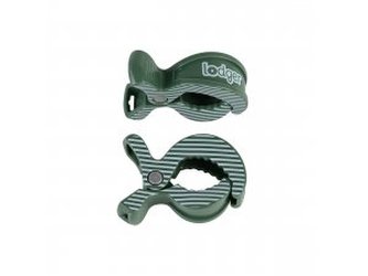 LODGER Swaddle Clip print 2balení Green Bay-Stripe