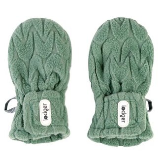 LODGER Mittens Empire Fleece Geen Bay 6 - 12 měsíců