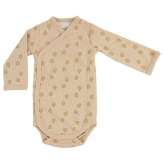 LODGER Romper Long Sleeves Print Rib Linen vel. 68