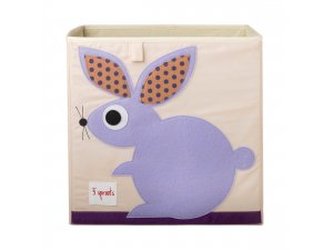 3 SPROUTS Úložný box Rabbit Purple 3 SPROUTS Úložný box Rabbit Purple