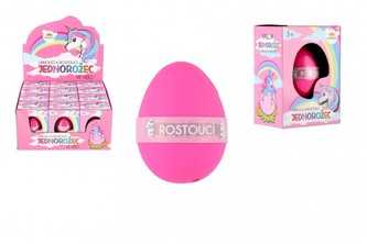 Vejce líhnoucí a rostoucí jednorožec 6cm v krabičce 7,5x10,5x5 - 1 KUS