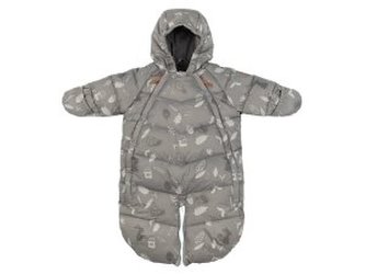 LEOKID Baby Overall Gray Blue Forest 3 - 9 měsíců