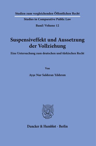 Suspensiveffekt und Aussetzung der Vollziehung.