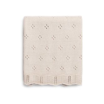 FUNNABABY Fiore Pletená deka Beige