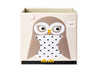 3 SPROUTS Úložný box Owl White