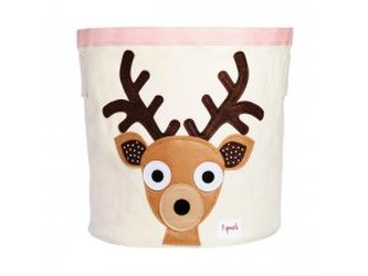 3 SPROUTS Koš na hračky Deer Brown 3 SPROUTS Koš na hračky Deer Brown