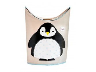 3 SPROUTS Koš na prádlo Penguin Black 3 SPROUTS Koš na prádlo Penguin Black