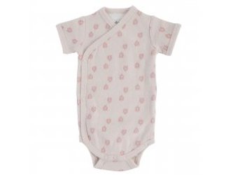 LODGER Romper Short Sleeves Print Rib Tan vel. 74