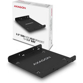 AXAGON RHD-125, hliníkový rámeček pro 1x 2.5" HDD/SSD do 3.5" pozice