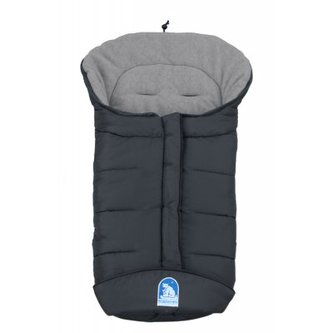 EISBÄRCHEN fusak nylon/fleece šedá/šedá EISBÄRCHEN fusak nylon/fleece šedá/šedá