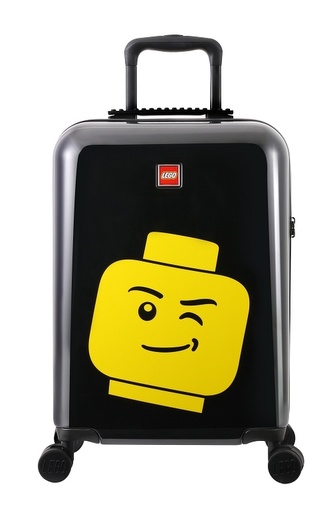 LEGO Luggage ColourBox Minifigure Head 20\\" - Černý