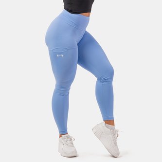 Dámské legíny Active High Waist Smart Pocket Light Blue - NEBBIA - Velikost: M