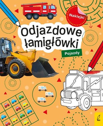 Odjazdowe łamigłówki z naklejkami Pojazdy Odjazdowe łamigłówki z naklejkami Pojazdy