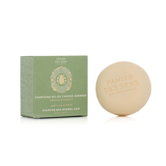 Panier des Sens Tuhý šampon pro normální vlasy Soothing Almond (Shampoo Bar Normal Hair) 75 g woman