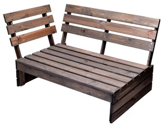 PROGARDEN Zahradní lavice PROGARDEN borovice 120x93x76,5cm