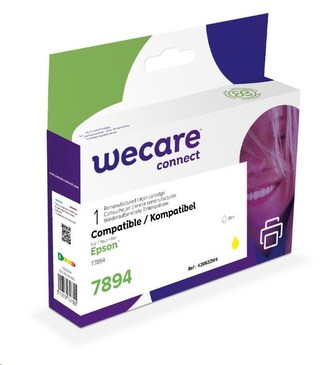 WECARE ARMOR cartridge pro Epson WorkForce Pro WF-5110, 5190, 5620, 5690 (C13T789440), žlutá/yellow, 38ml, 4000str