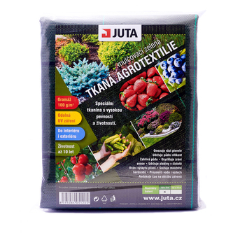 Balené tkané agrotextílie - 100g/m2 - zelená 1,6 x 5m