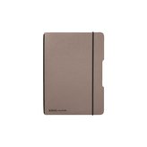 Sešit flex A6/40 listů, čtvereček, šedohnědý