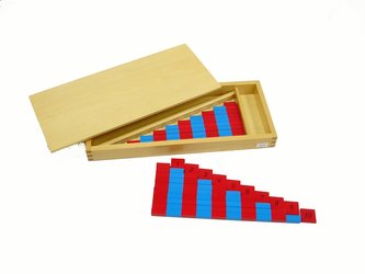 Malé červeno-modré tyče