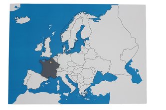 Kontrolní mapa - Evropa Nová - bez popisků