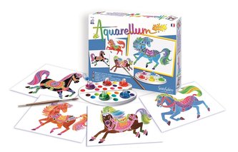 Akvarely junior - Koně