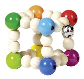 Kostka – elastické chrastítko