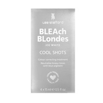 Lee Stafford Vlasová kúra pro blond vlasy Bleach Blondes Ice White (Cool Shots) 4 x 15 ml woman