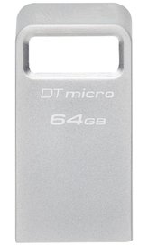 KINGSTON DataTraveler MICRO 64GB / USB 3.2 / kovové tělo