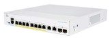 Cisco switch CBS250-8PP-E-2G, 8xGbE RJ45, 2xRJ45/SFP combo, fanless, PoE+, 45W - REFRESH