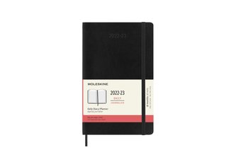 Moleskine Diář 2022-2023 denní měkký černý L
