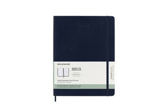 Moleskine Plánovací zápisník 2022-2023 měkký modrý XL
