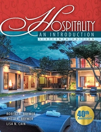 Hospitality: An Introduction Hospitality: An Introduction