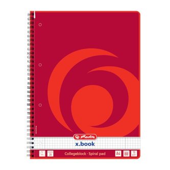 Herlitz - Spirálový blok A4/80 listů, čtvereček