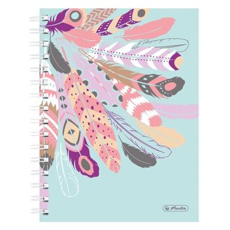Herlitz - Spirálový blok A5/100 listů, čtvereček